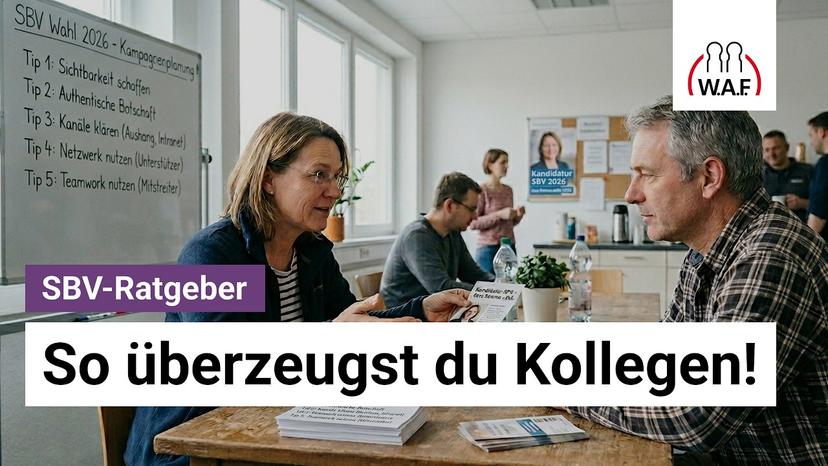 SBV kandidieren: 5 Tipps, wie du Kollegen überzeugst