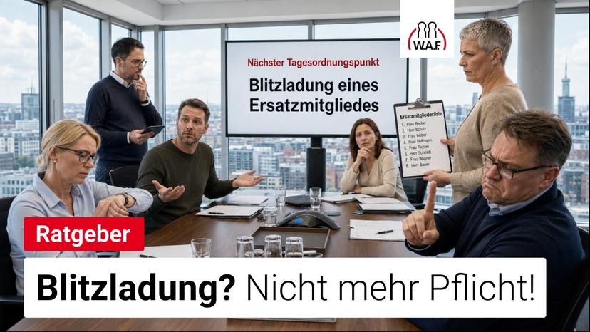 Ersatzmitglied laden: Was das BAG für Betriebsratsvorsitzende ändert