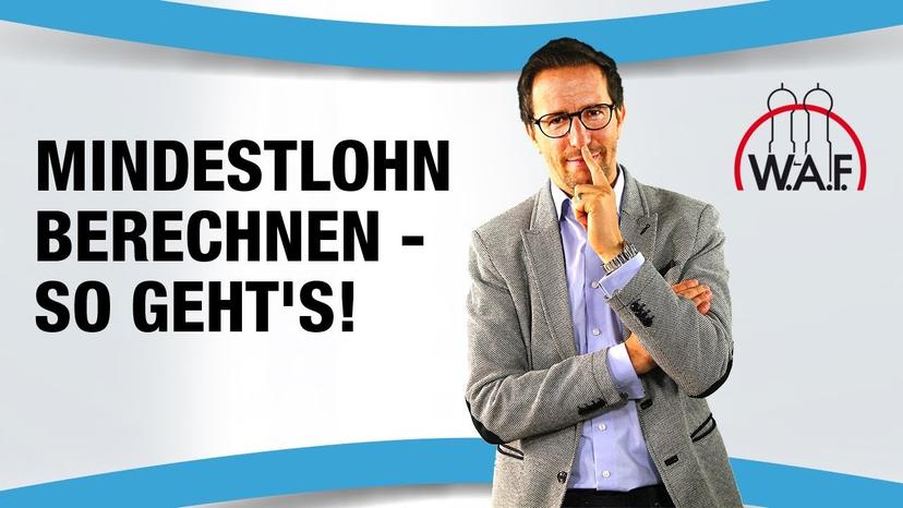 Mindestlohn berechnen - so geht's