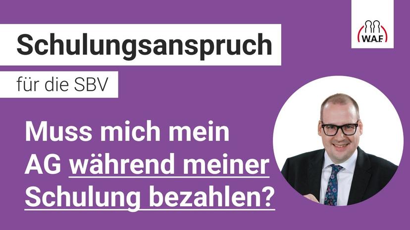Muss mich mein AG während meiner Schulung bezahlen?