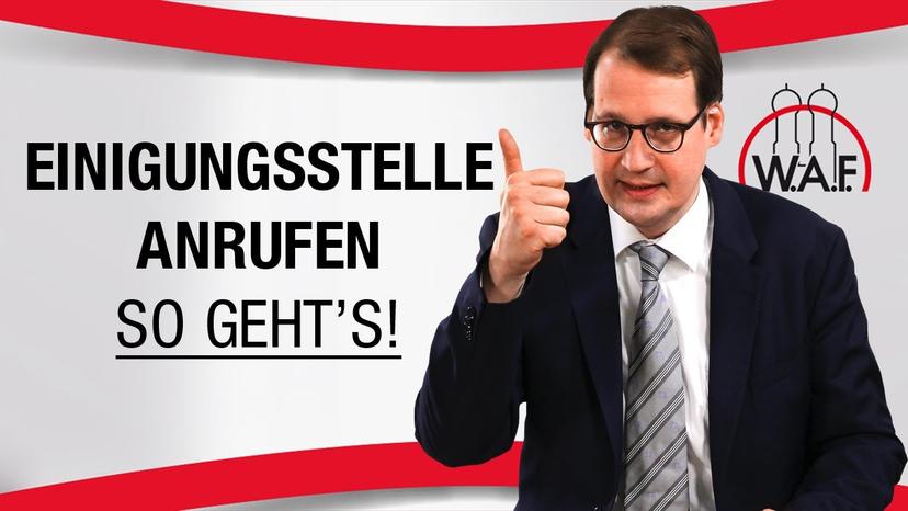Einigungsstelle - wie ruft man sie an?