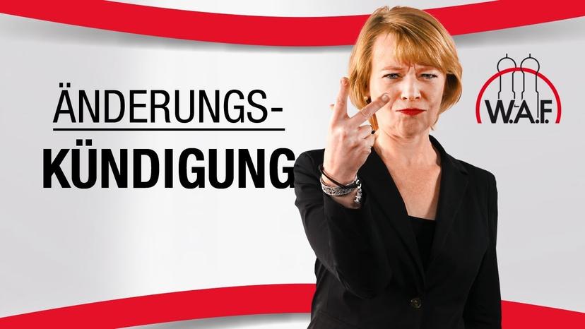 Was ist eine Änderungskündigung? Grundbegriffe der Kündigung einfach erklärt