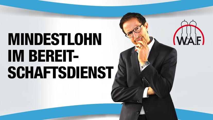Steht Arbeitnehmern im Bereitschaftsdienst der gesetzliche Mindestlohn zu?