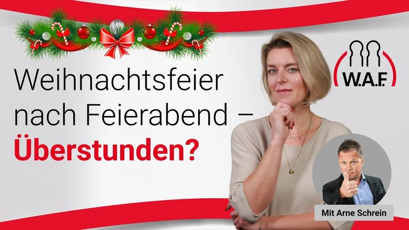 Weihnachtsfeier nach Feierabend - Gibt es dafür Überstunden ?