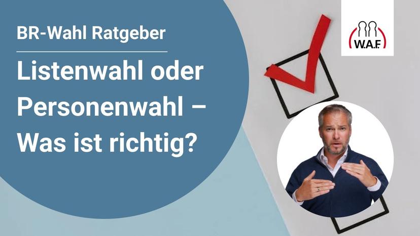 Betriebsratswahl: Listenwahl oder Verhältniswahl - Einfach erklärt
