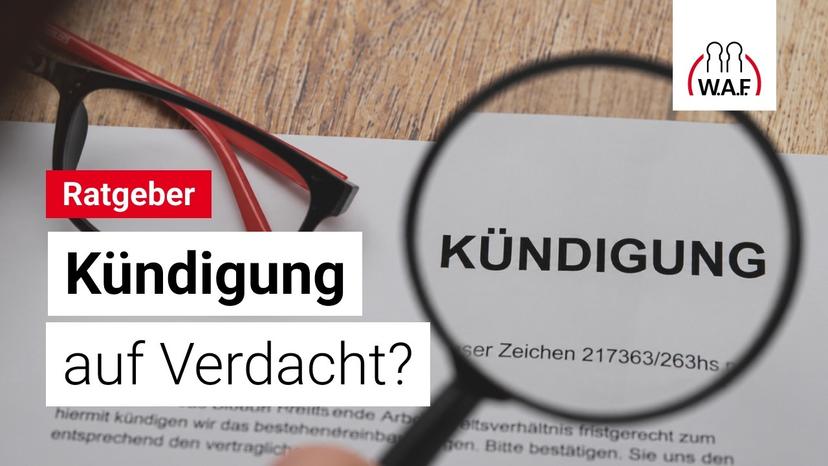Schweigen hilft nicht: So läuft eine Kündigung auf Verdacht