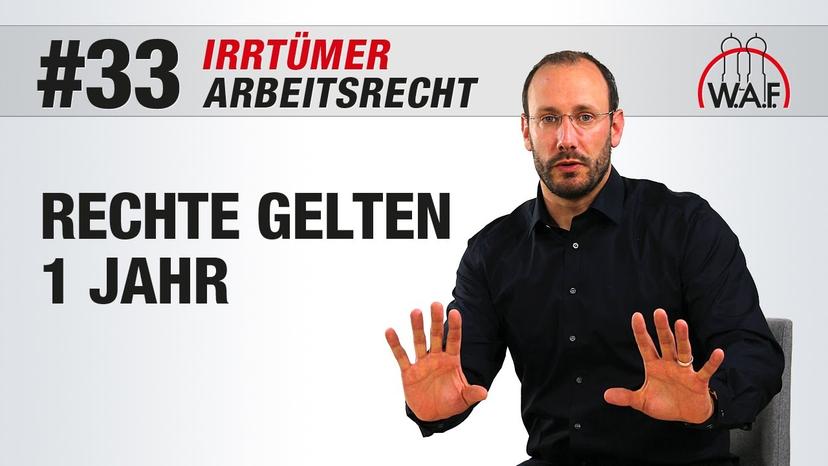 Arbeitsrecht Irrtümer #33 - Bei Betriebsübergang gelten alle Rechte nur noch 1 Jahr