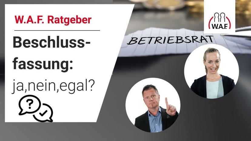 Beschlussfassung: ja, nein, egal?