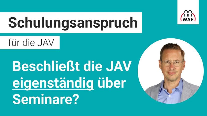 Beschließt die JAV eigenständig über Seminare?