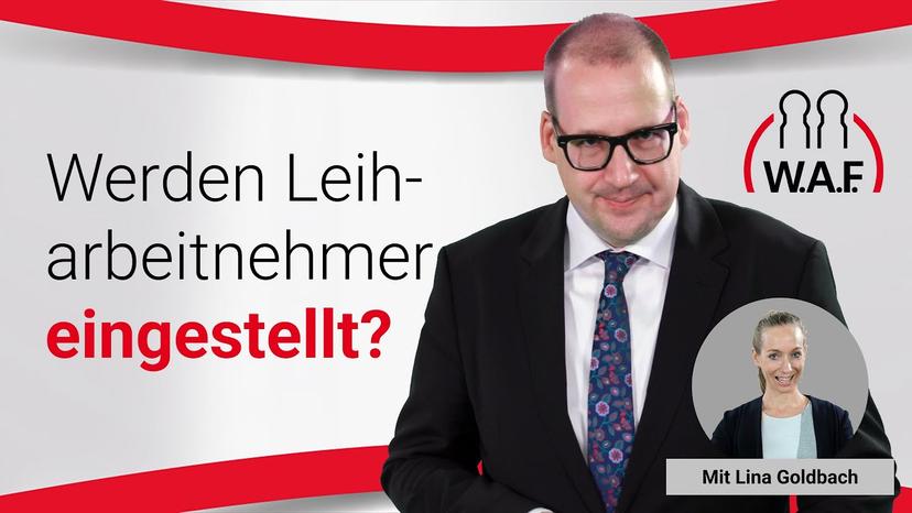 Werden Leiharbeitnehmer EINGESTELLT?
