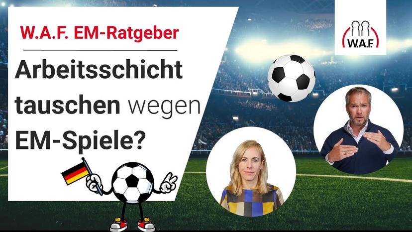 Fußball EM: Verschieben der Arbeitszeit für EM-Spiele?