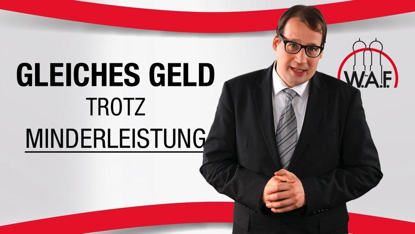 Gleiches Entgelt bei Minderleistung trotz Klausel im Vertrag?