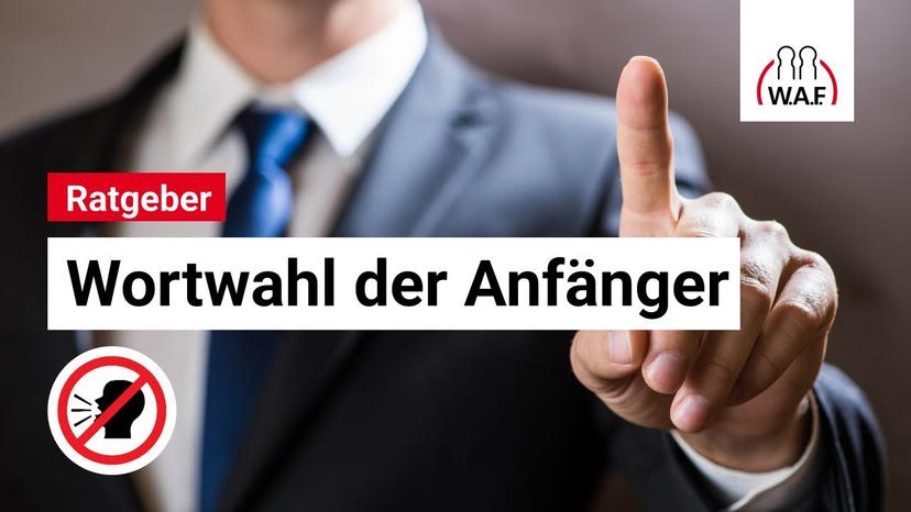 8 verbotene Wörter - Diese Begriffe verraten den Anfänger