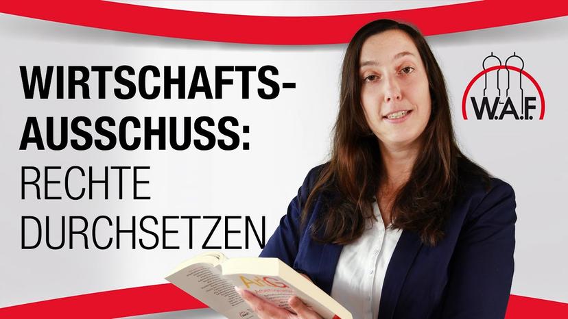 Wirtschaftsausschuss: Rechte richtig durchsetzen