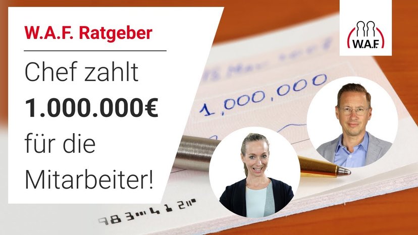 Eine Million für die Belegschaft! – Habe ich Anspruch auf Bonus?
