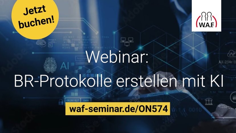 Webinar: BR-Protokolle erstellen mit KI