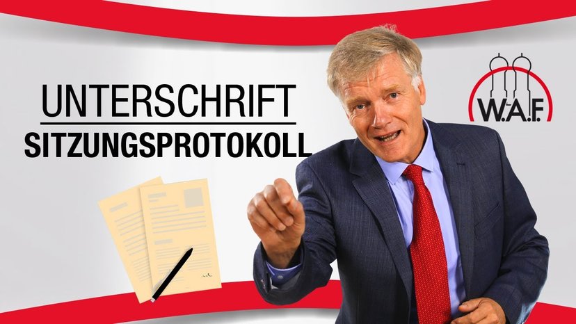 Von wem muss das Protokoll der Betriebsratssitzung unterzeichnet werden?