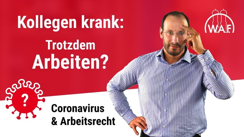 Muss ich zur Arbeit wenn einige meiner Kollegen kränkeln?