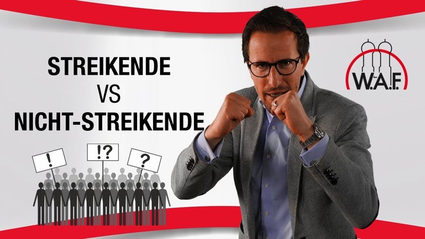 Arschkriecher! Streikende beschimpfen Nicht-Streikende - kommt nun die Kündigung?