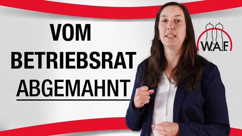 Betriebsrat mahnt den Arbeitgeber ab: Geht das?