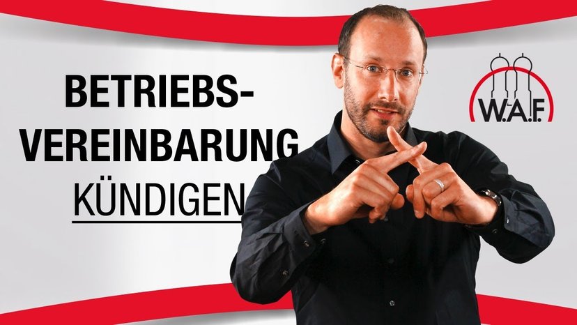Kann eine Betriebsvereinbarung ohne Regelung zur Beendigung gekündigt werden?