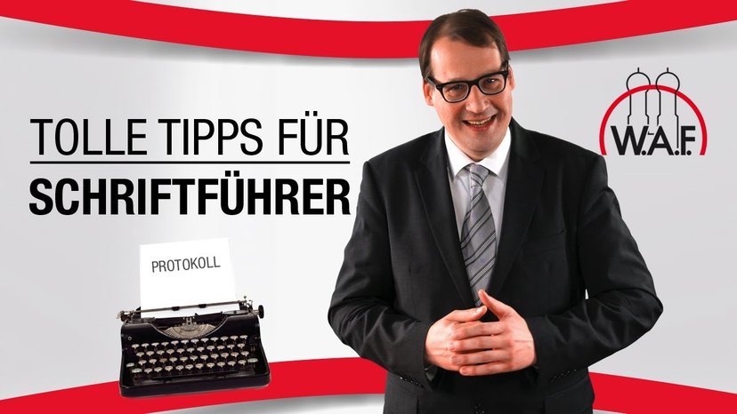 Sonderrolle Schriftführer: Was muss ich beachten?