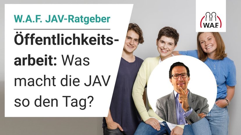 Öffentlichkeitsarbeit: Was macht die JAV den ganzen Tag?