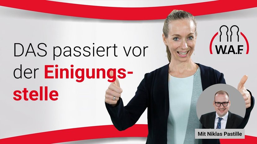 DAS passiert vor der Einigungsstelle