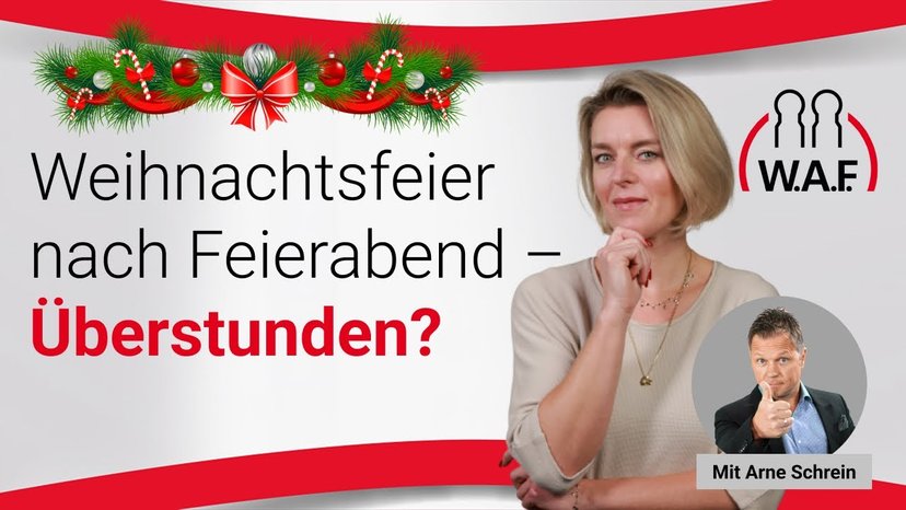 Weihnachtsfeier nach Feierabend - Gibt es dafür Überstunden ?
