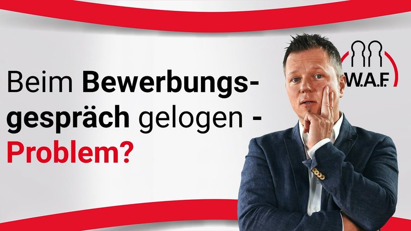 Beim Bewerbungsgespräch gelogen - ein Problem?
