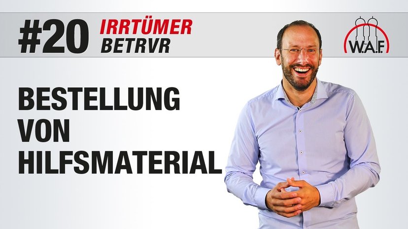 BetrVG Irrtümer #20 - Hilfsmaterial für die Betriebsratsarbeit ohne Weiteres bestellen