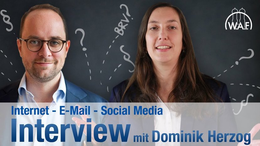 Internet/E-Mail/Social Media - Interview mit Dominik Herzog (RCHTSNWLT)