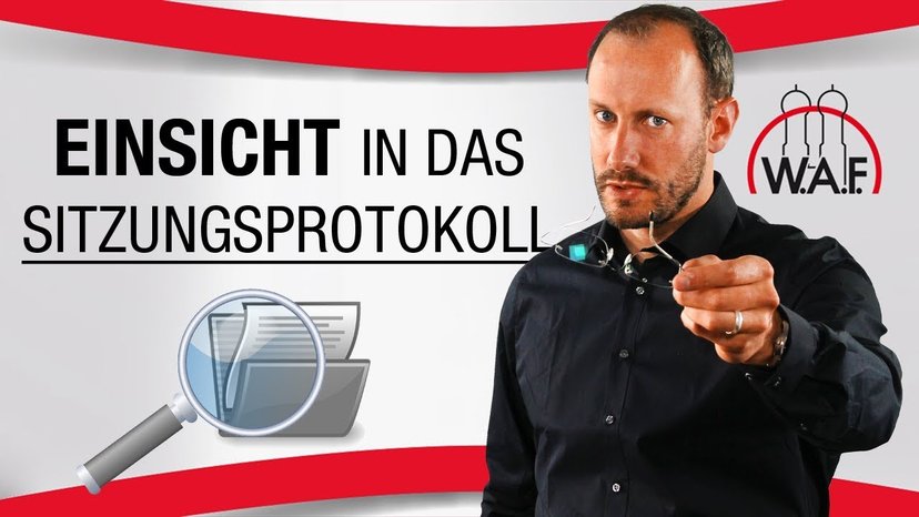 Einsicht in Sitzungsprotokolle: Wer darf mal gucken?
