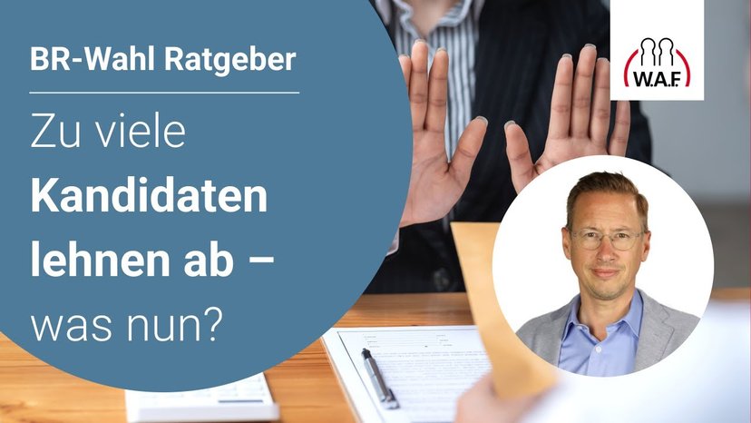 Zu viele Kandidaten lehnen ab –  So klappt die Wahl trotzdem!