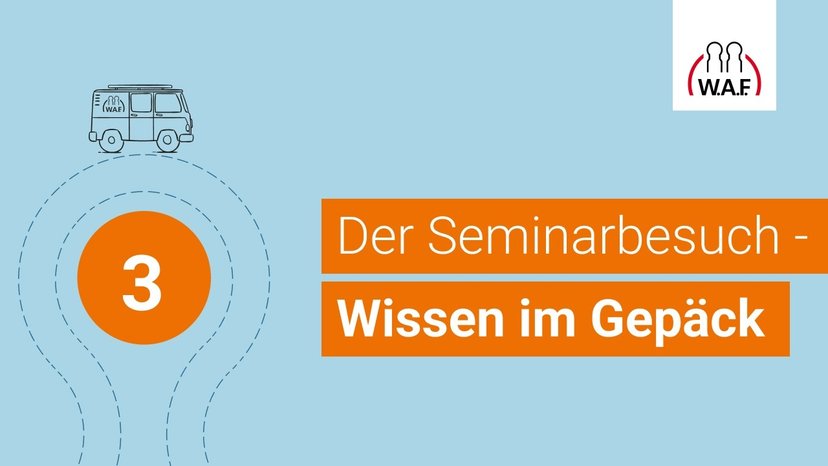 Station 3: Der Seminarbesuch – Wissen im Gepäck