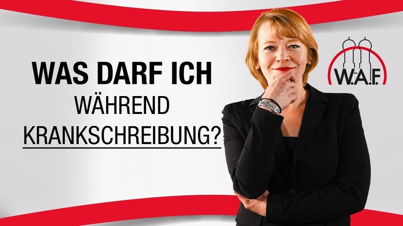 Was darf ich machen, wenn ich krank geschrieben bin?