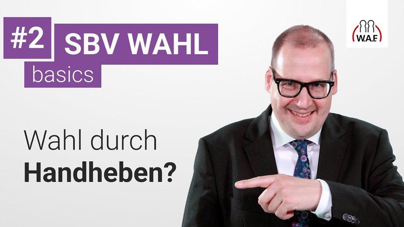 SBV-Wahl durch Handheben? OMG, nein