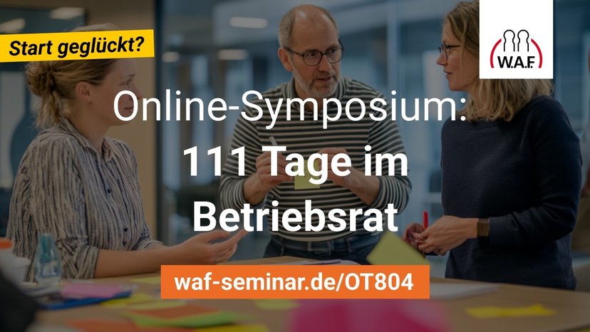 Online-Symposium: 111 Tage im Betriebsrat am 08.10.2026