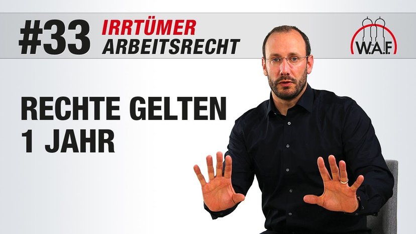 Arbeitsrecht Irrtümer #33 - Bei Betriebsübergang gelten alle Rechte nur noch 1 Jahr