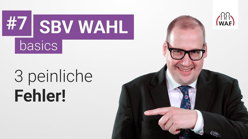SBV-Wahl: 3 PEINLICHE Fehler