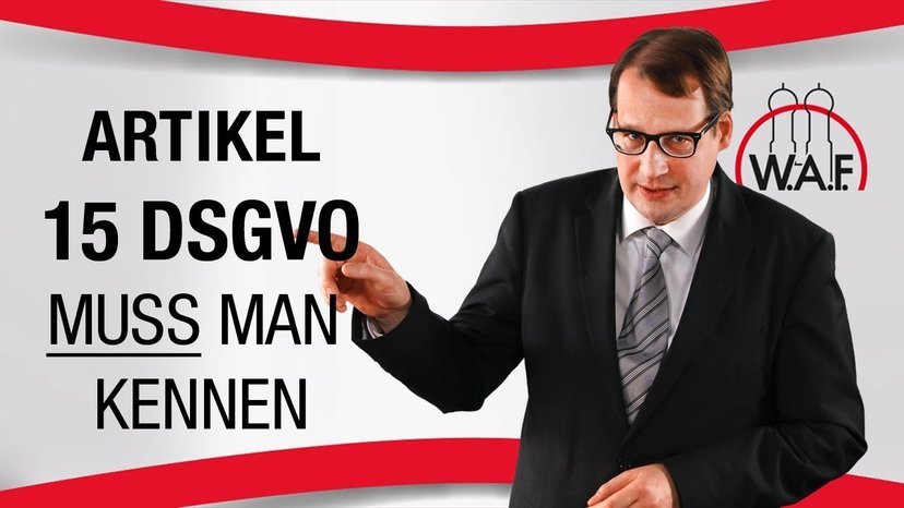 Artikel 15 DSGVO? Den sollten Sie kennen!