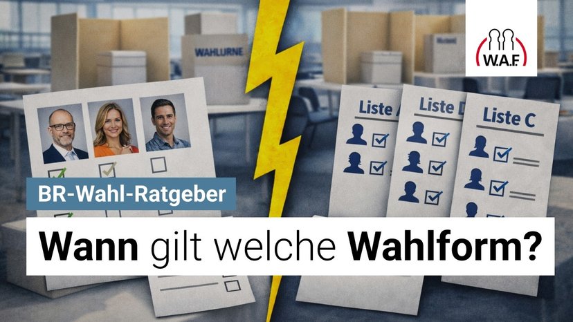 Personenwahl oder Listenwahl? Das entscheidet die BR-Wahl