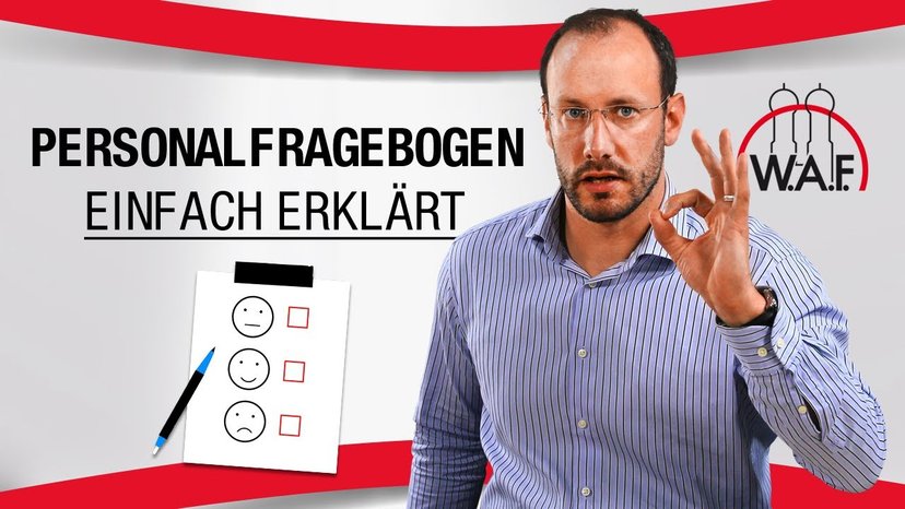 Wozu dient der Personalfragebogen?