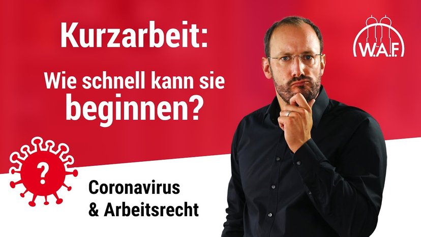 Wie schnell kann Kurzarbeit beginnen?