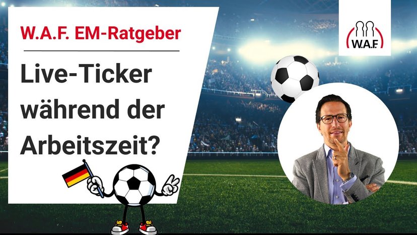 Fußball-EM: Live-Ticker während der Arbeitszeit?