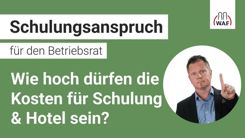 Wie hoch dürfen die Kosten für Schulung & Hotel sein?