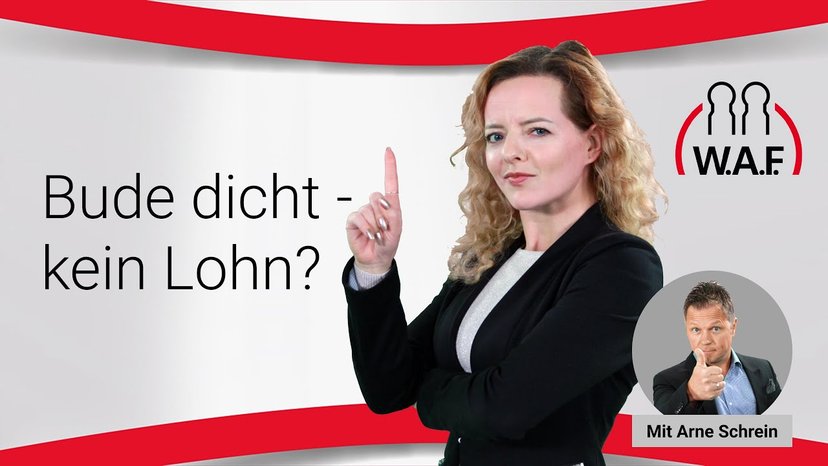 Bude dicht - kein Lohn?