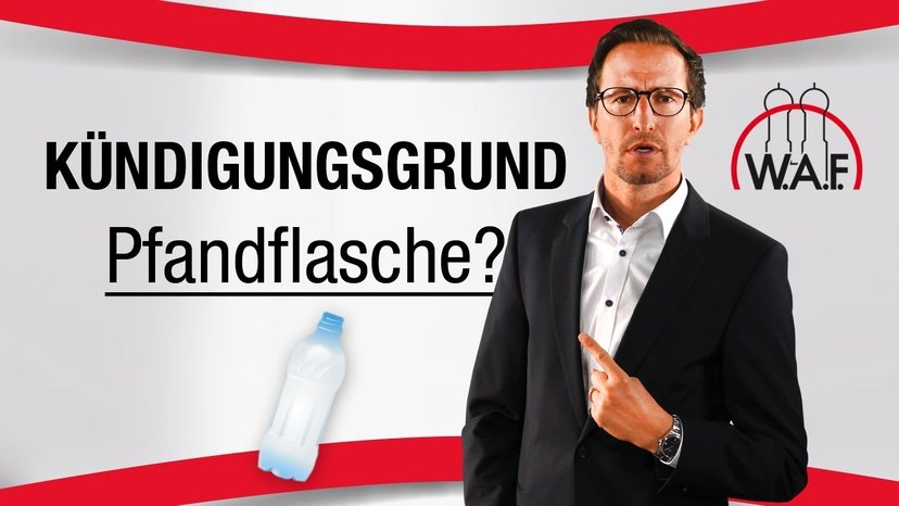 Kündigungsgrund: Pfandflaschen sammeln - Geht das?