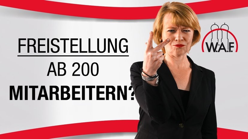 Ab 200 Arbeitnehmern gibt es vollständige Freistellungen, richtig?