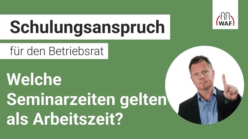 Welche Seminarzeiten gelten als Arbeitszeit?